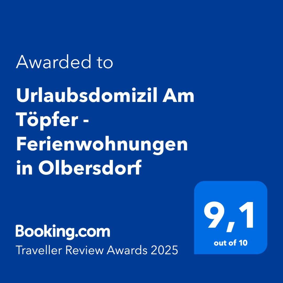 Urlaubsdomizil Am Toepfer - Ferienwohnungen In Olbersdorf Buitenkant foto